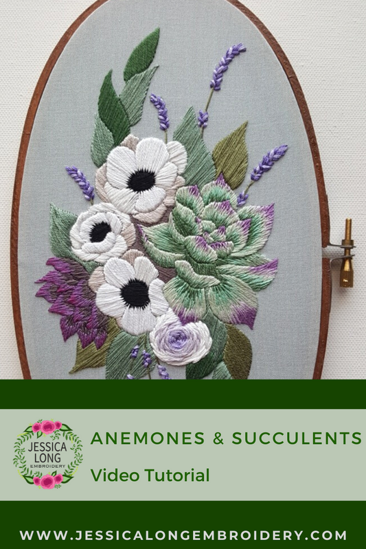 Anemones and Succulents