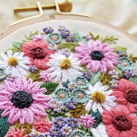 Wildflower Sampler Embroidery Pattern (PDF)