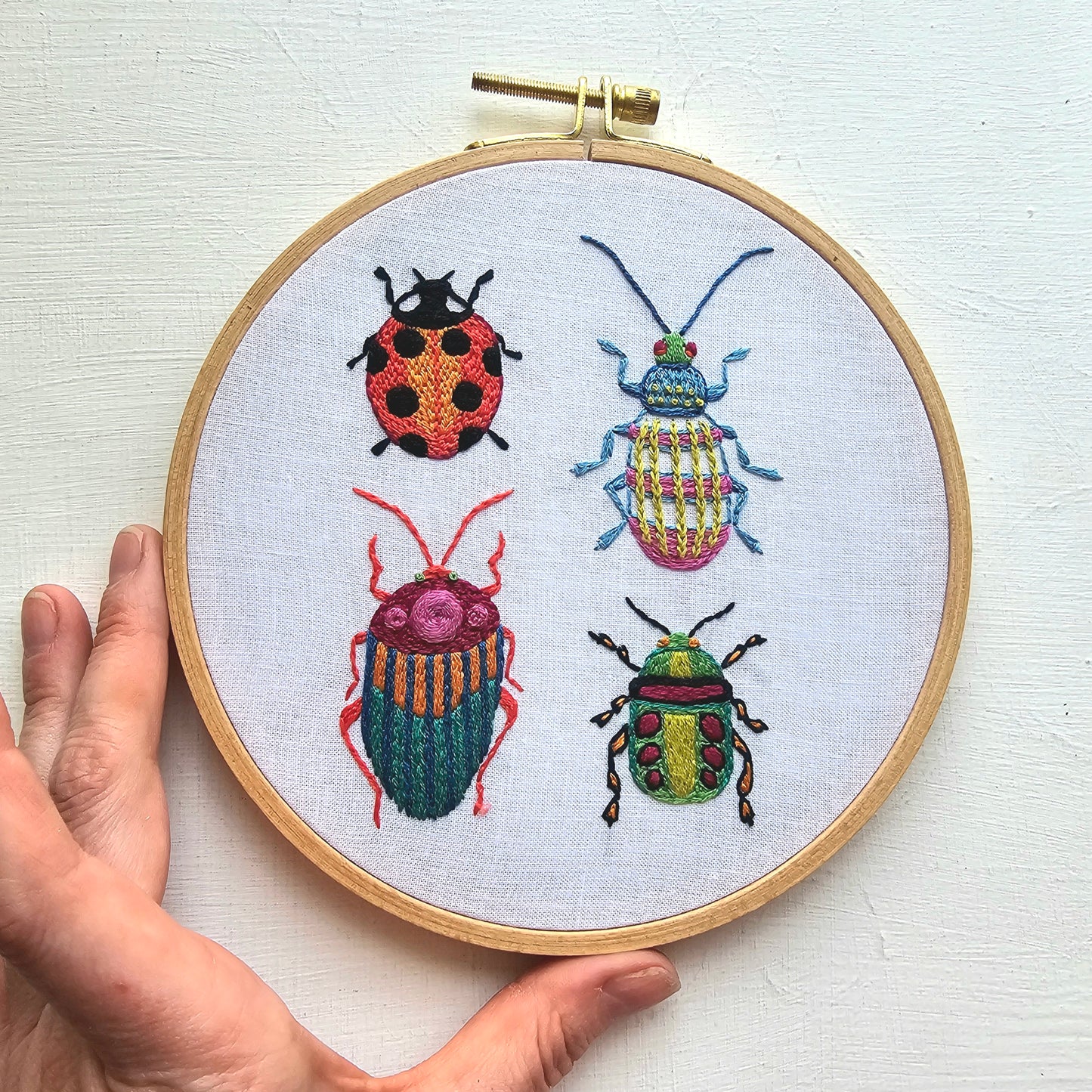 Beetle Collection Embroidery Pattern (PDF)