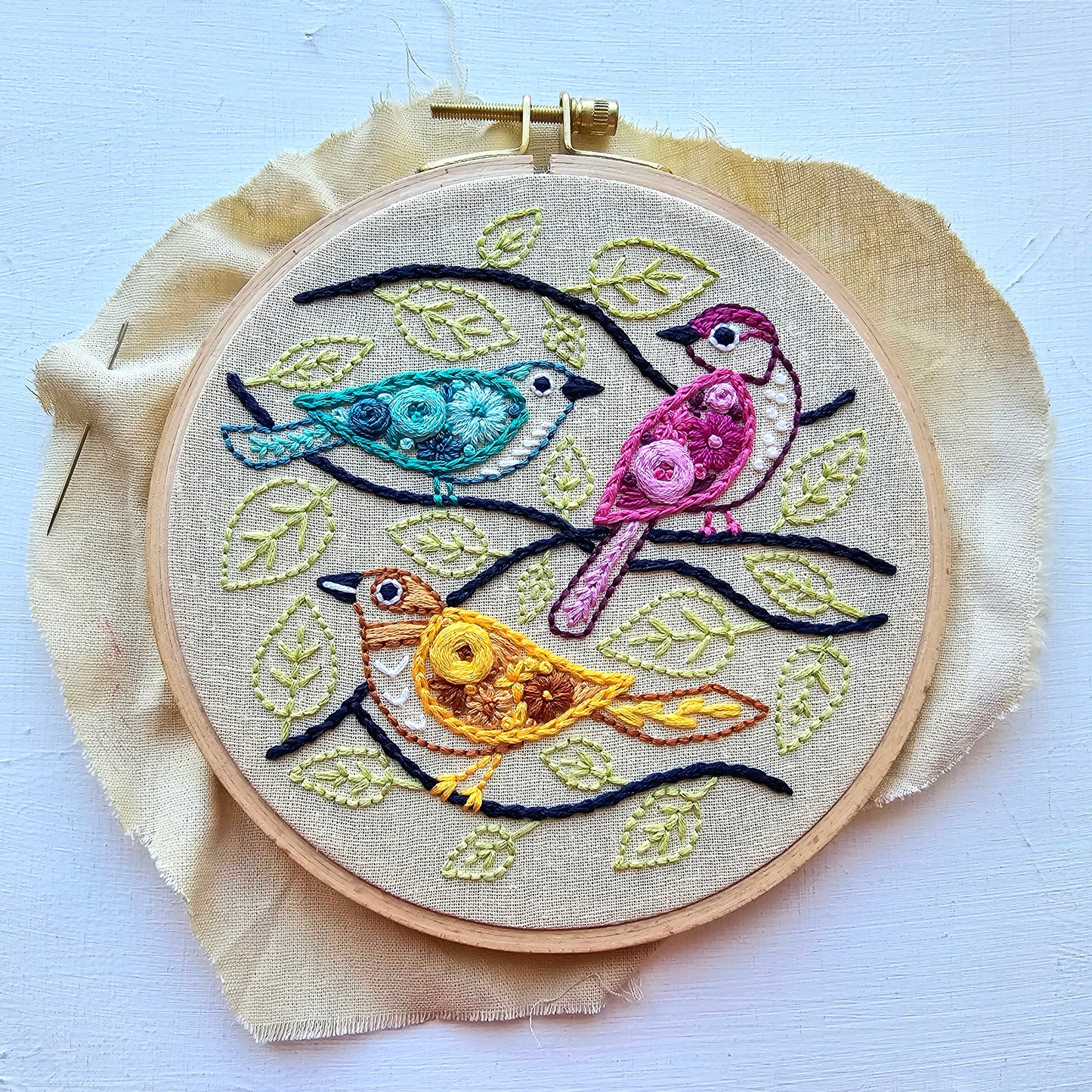 Birds of a Feather Embroidery Pattern (PDF)