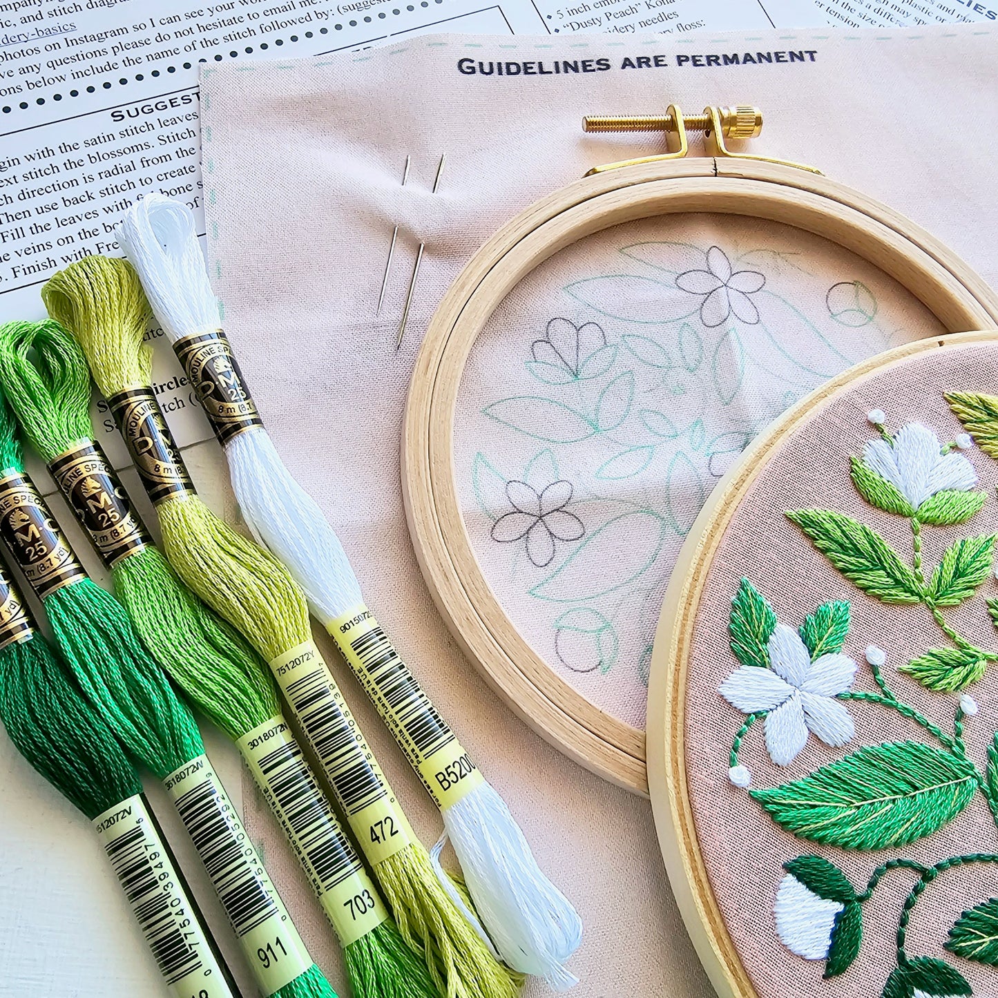 Blissful Blooms Embroidery Kit