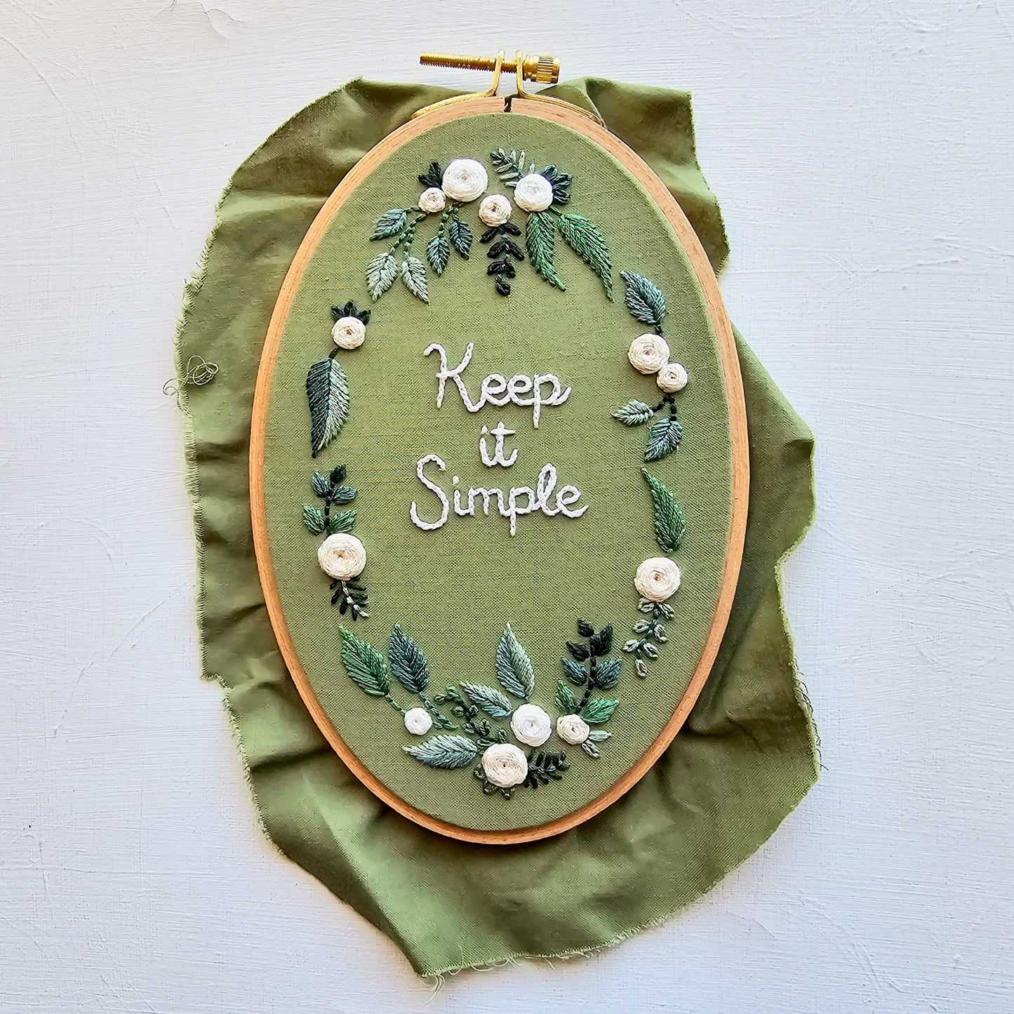 Keep it Simple Embroidery Pattern (PDF)