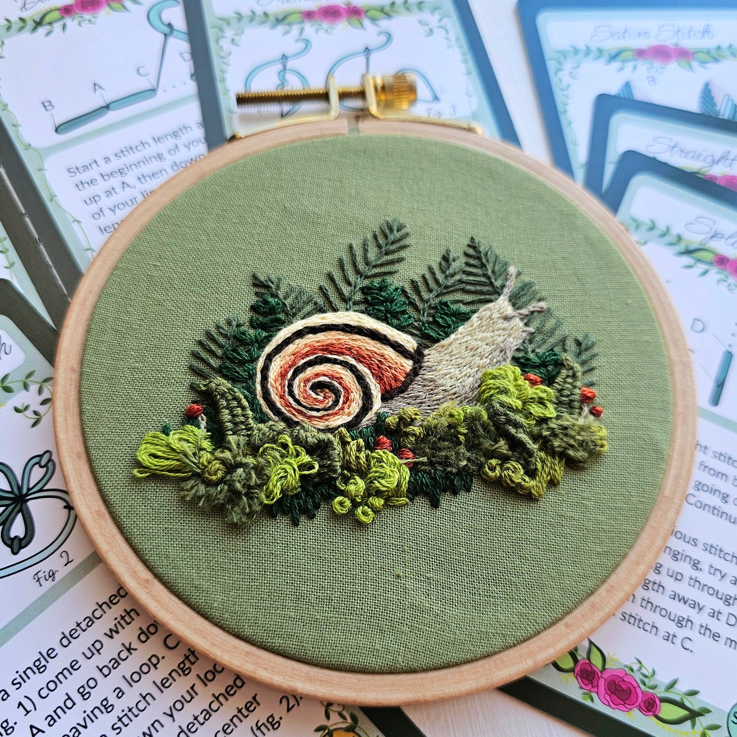 Magic Snail Printed Fabric