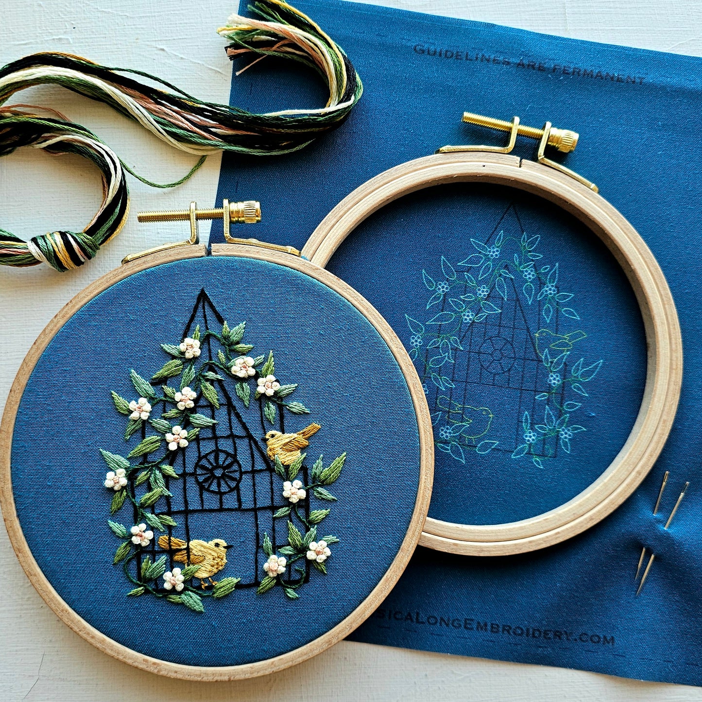 Fly Free Embroidery Kit