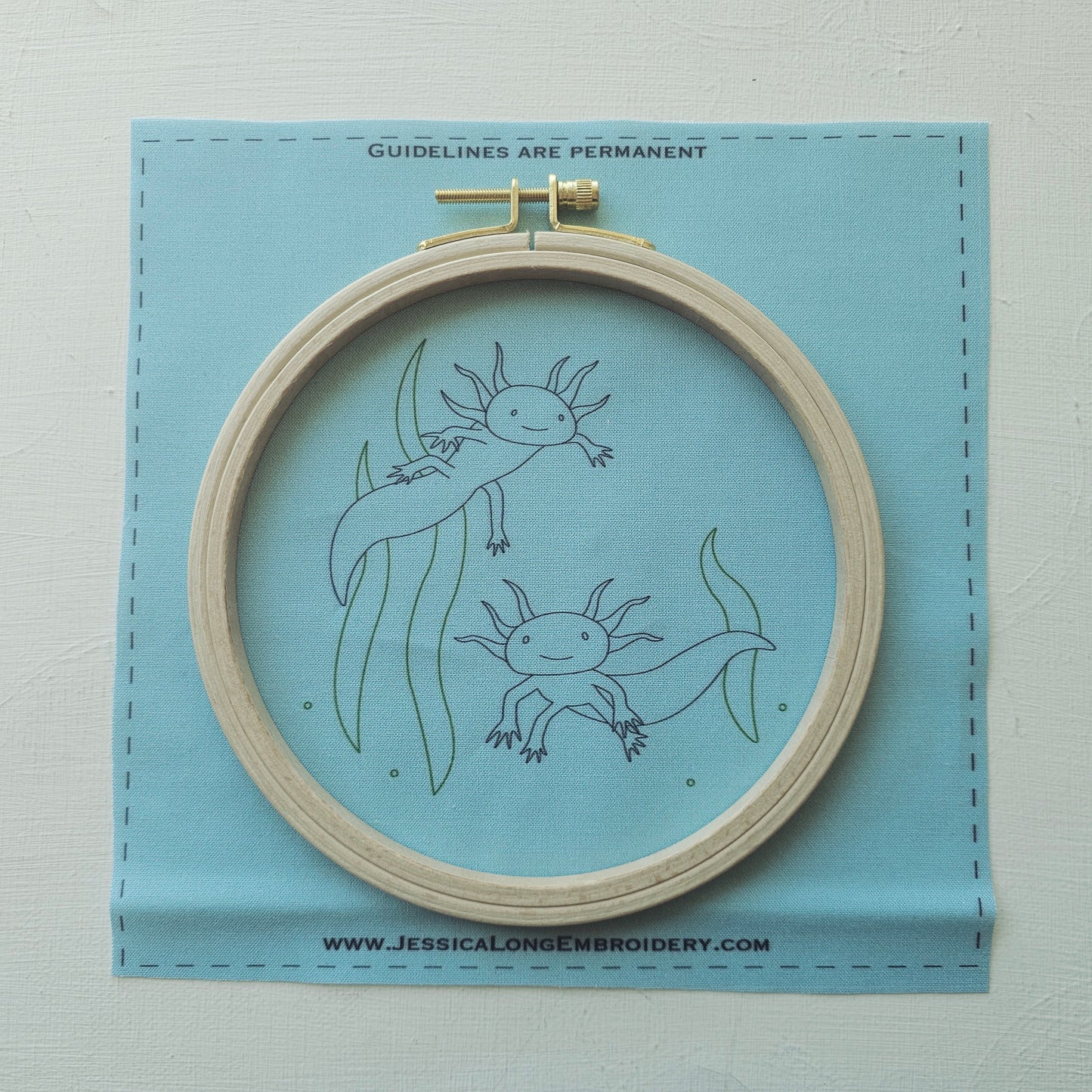 Axolotl Printed Fabric