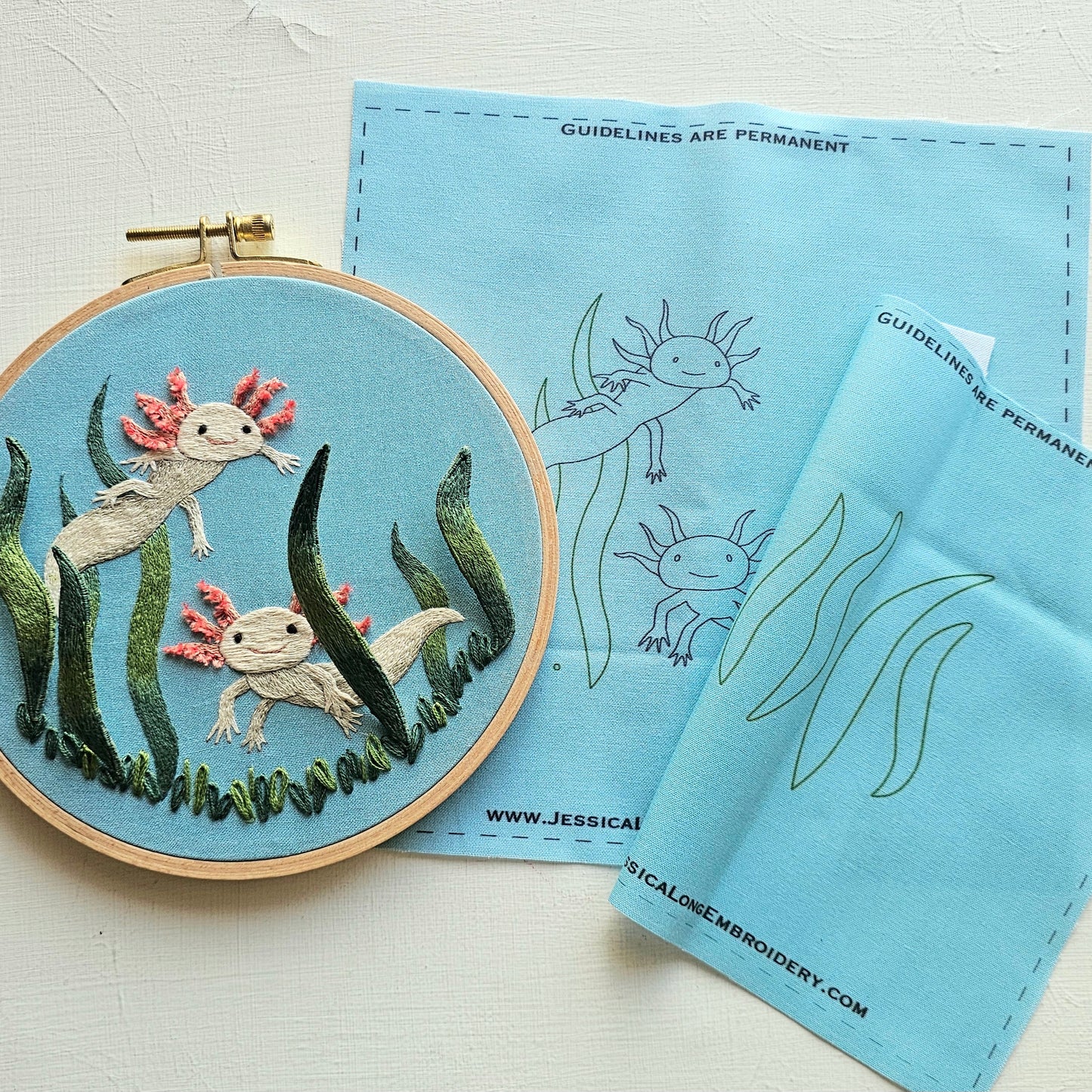 Axolotl Printed Fabric