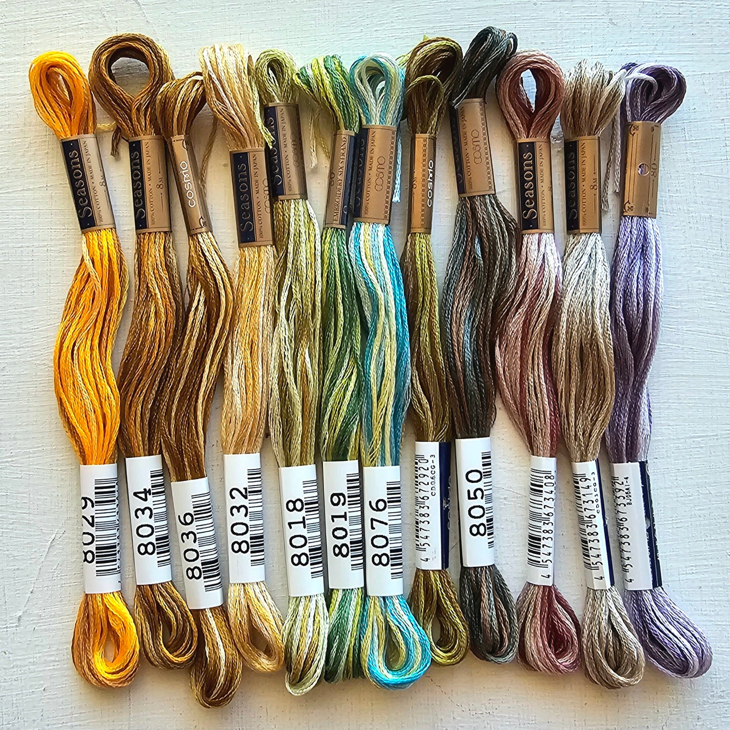 Earthy Colors Cosmo Floss Bundle