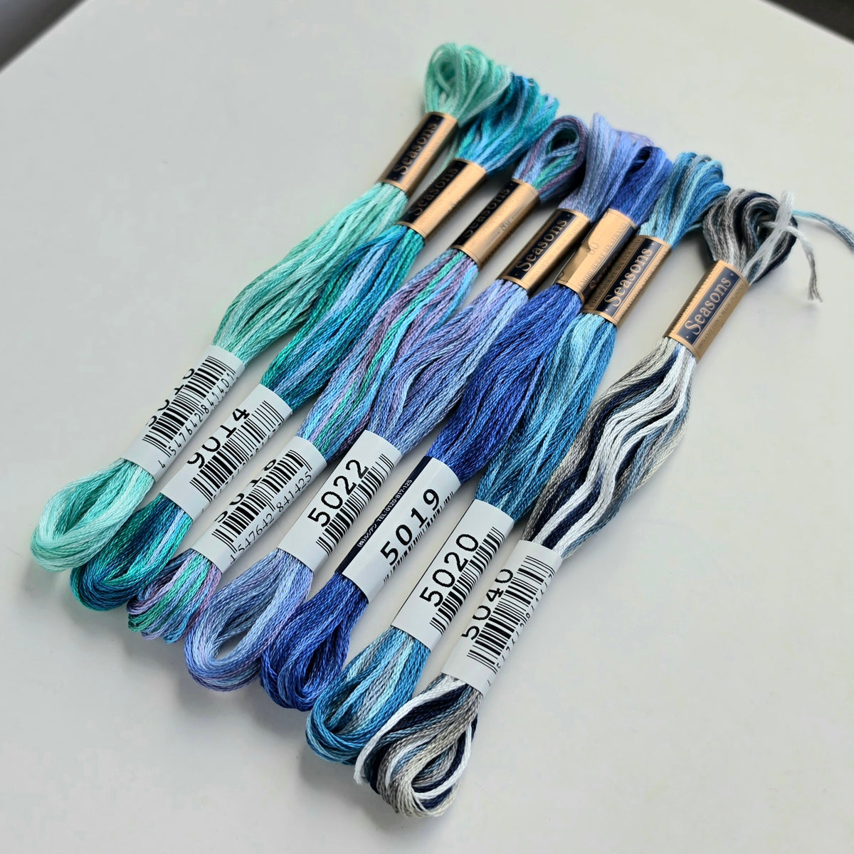 Winter Blues Seasons Floss Bundle