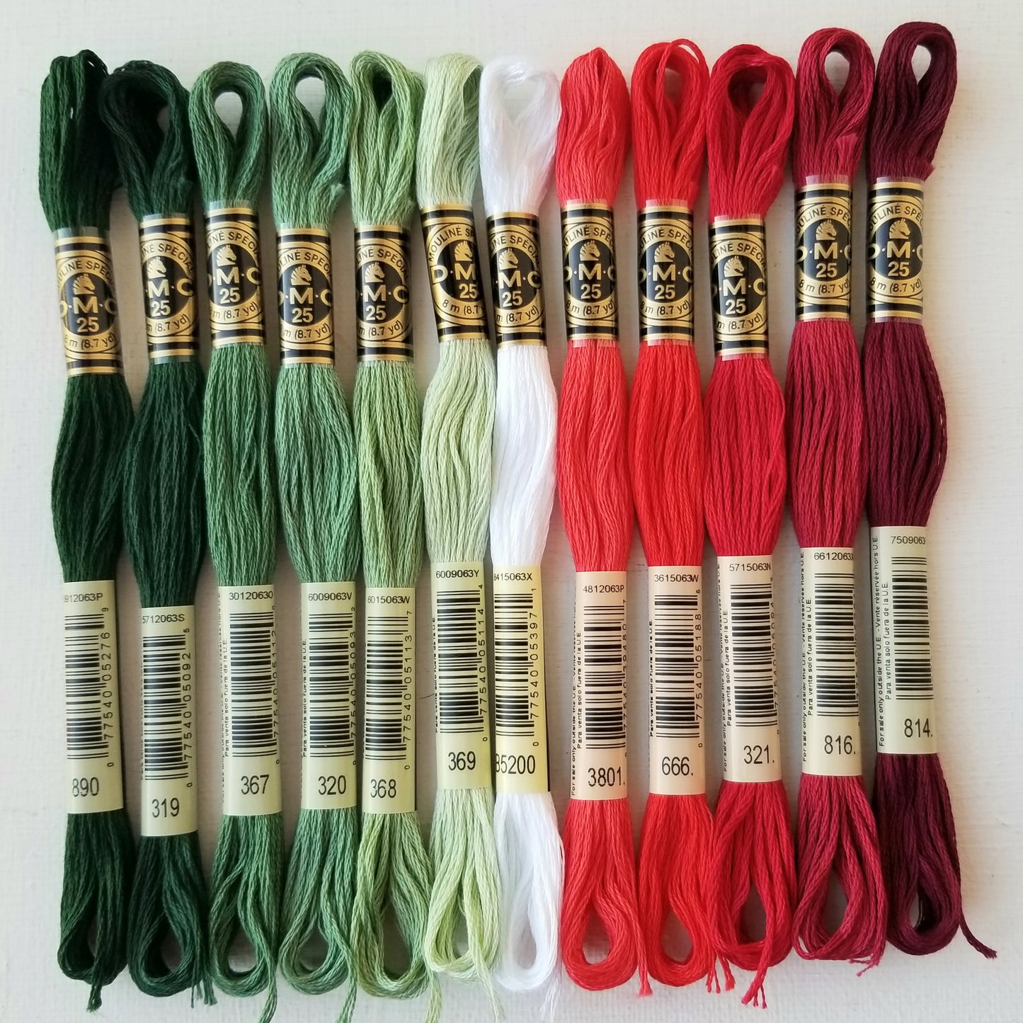December DMC Floss Bundle