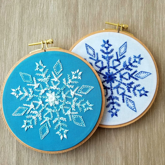Snowflake Sampler Embroidery Kit