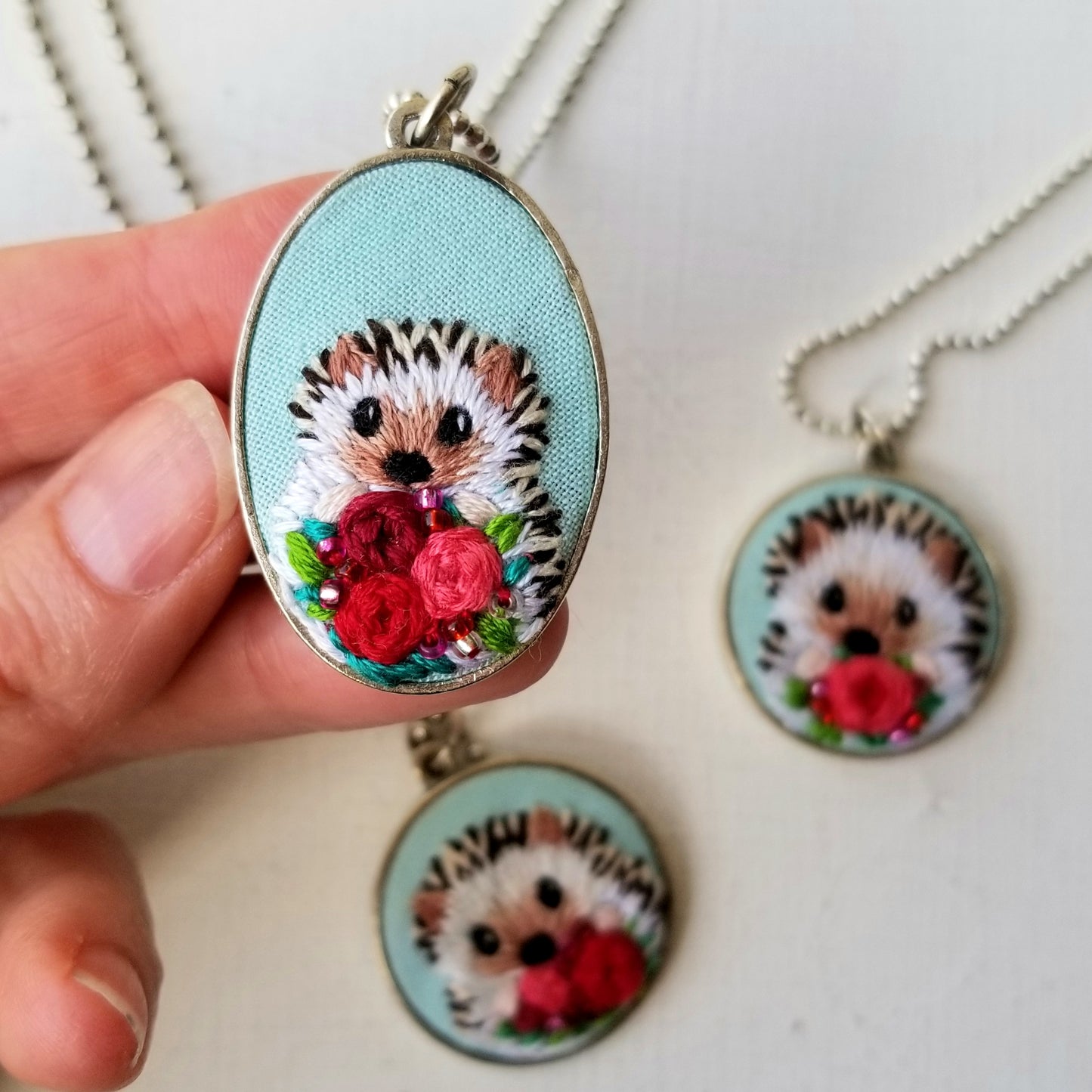 Hedgehog Necklaces