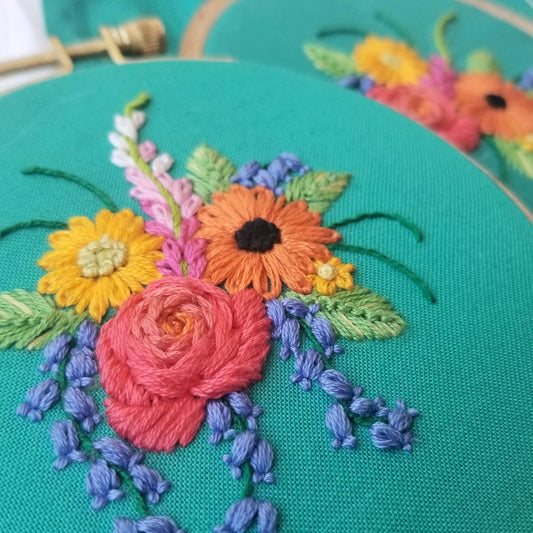Summer Wedding Embroidery Pattern (PDF)