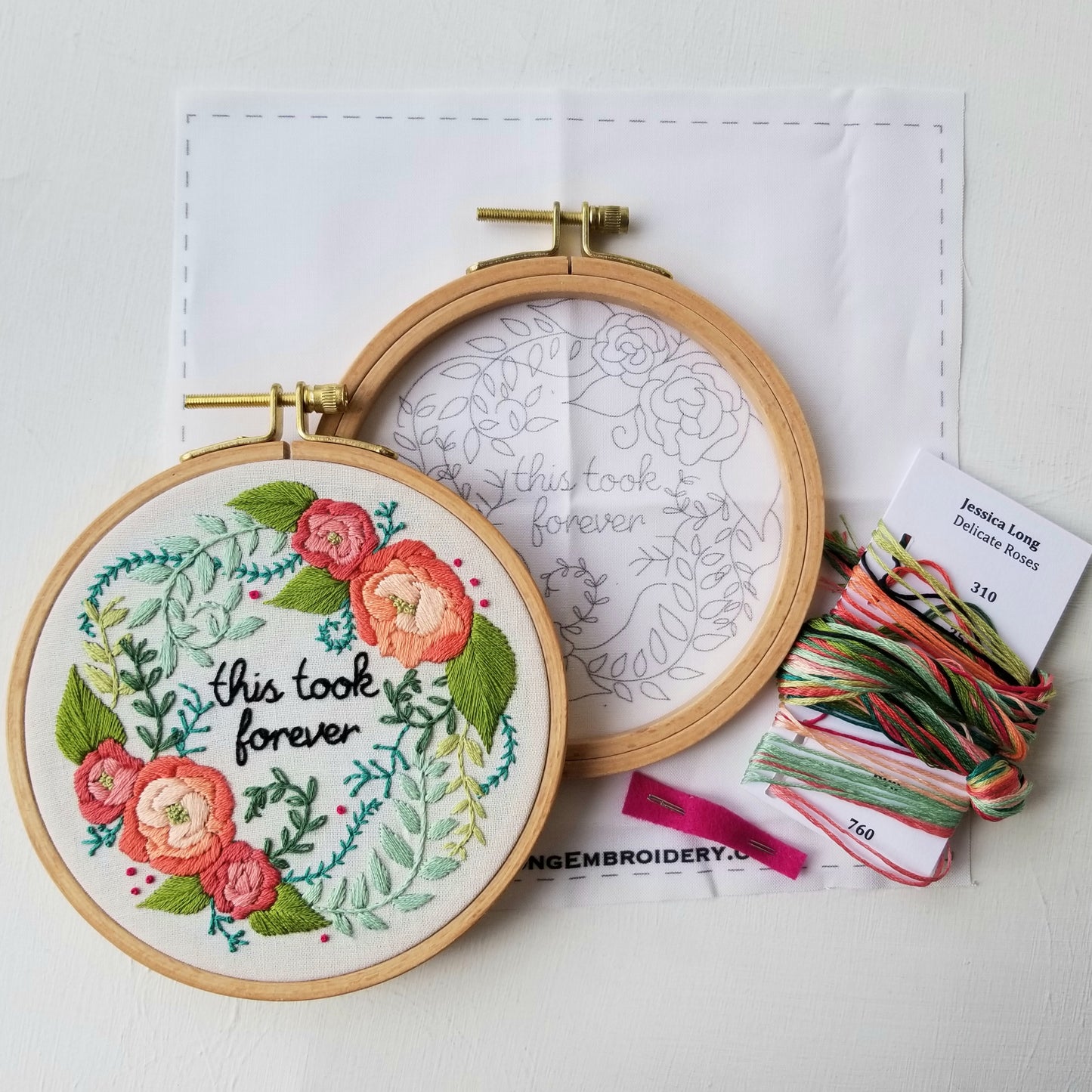 "This Took Forever" Embroidery Kit