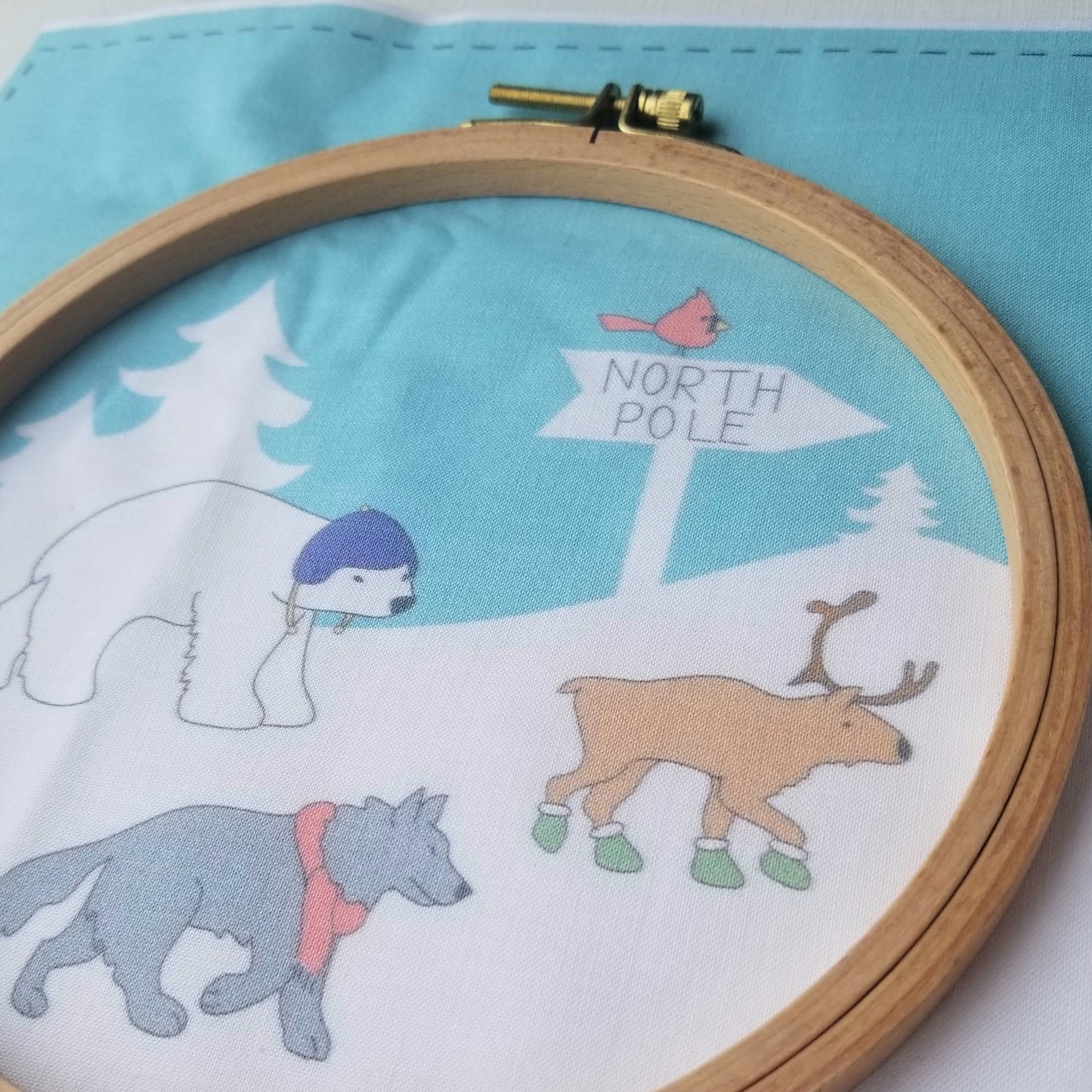 Polar Pals Printed Fabric