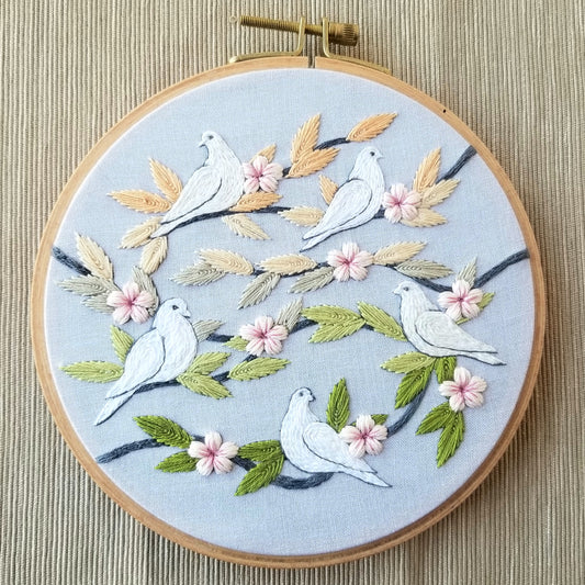Peaceful Doves Printed Fabric