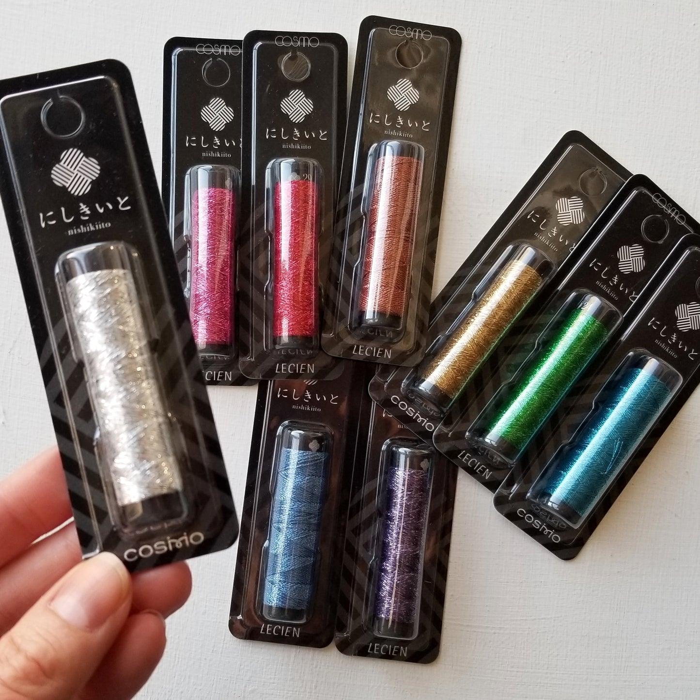 Lecien Cosmo "Nishikiito" Metallic Floss Collection