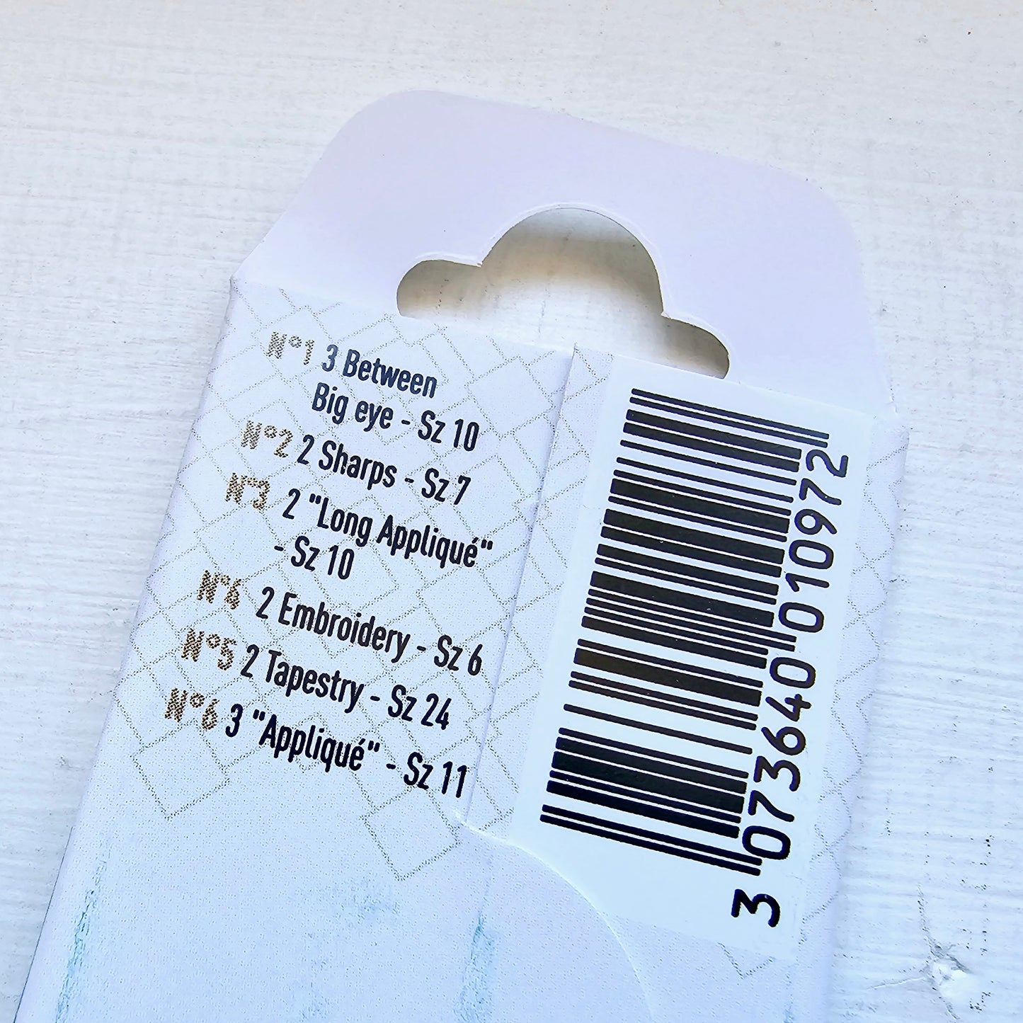 Textile Arts Needle Assortment from Bohin