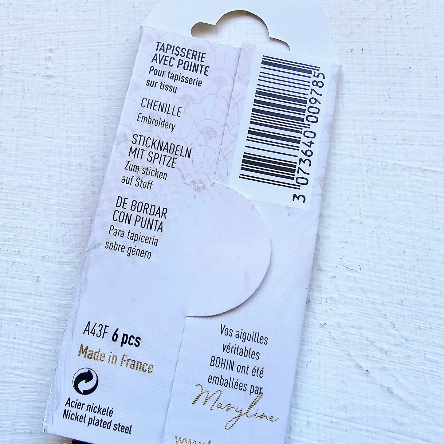 Bohin Chenille Needles (Size 18/22)