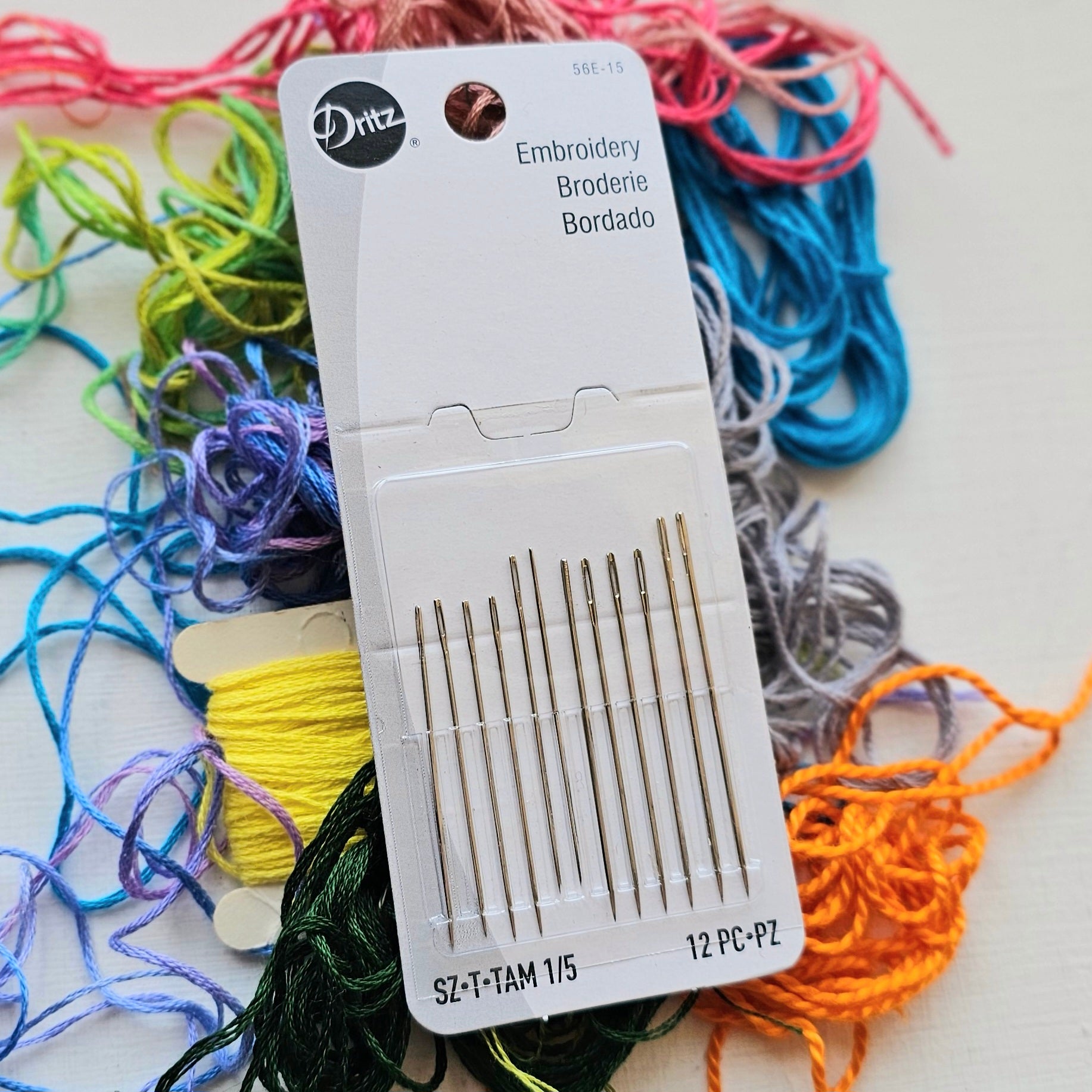 Assorted (1/5) Dritz Embroidery Needles – Jessica Long Embroidery