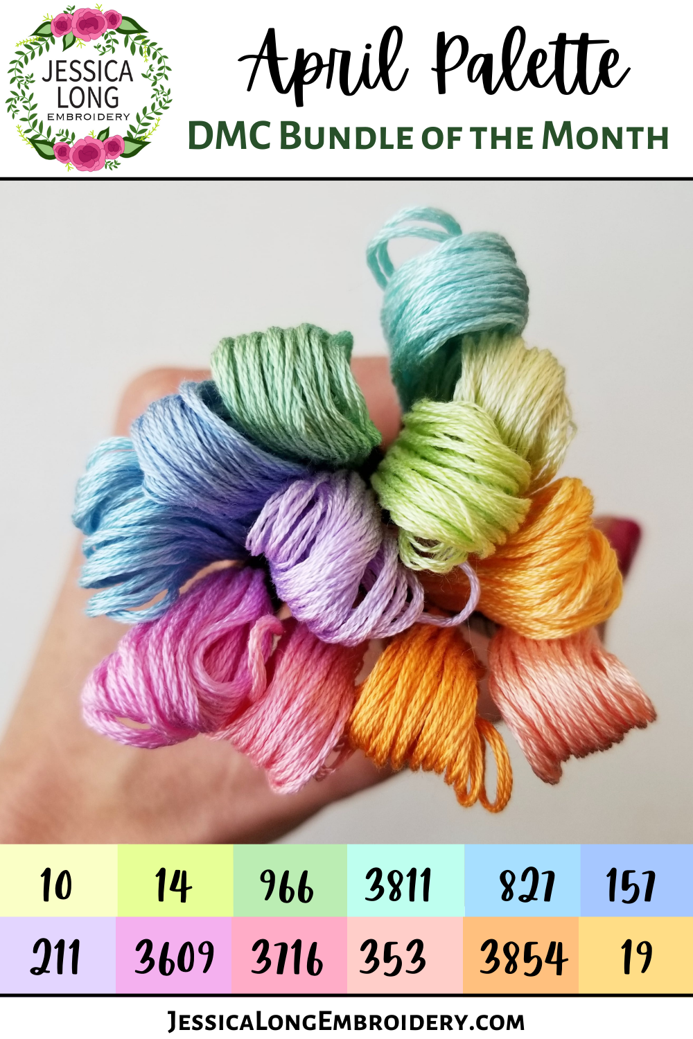 April DMC Floss Bundle