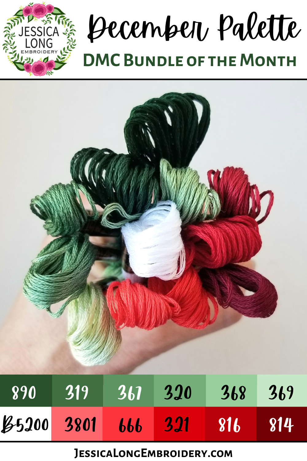 December DMC Floss Bundle