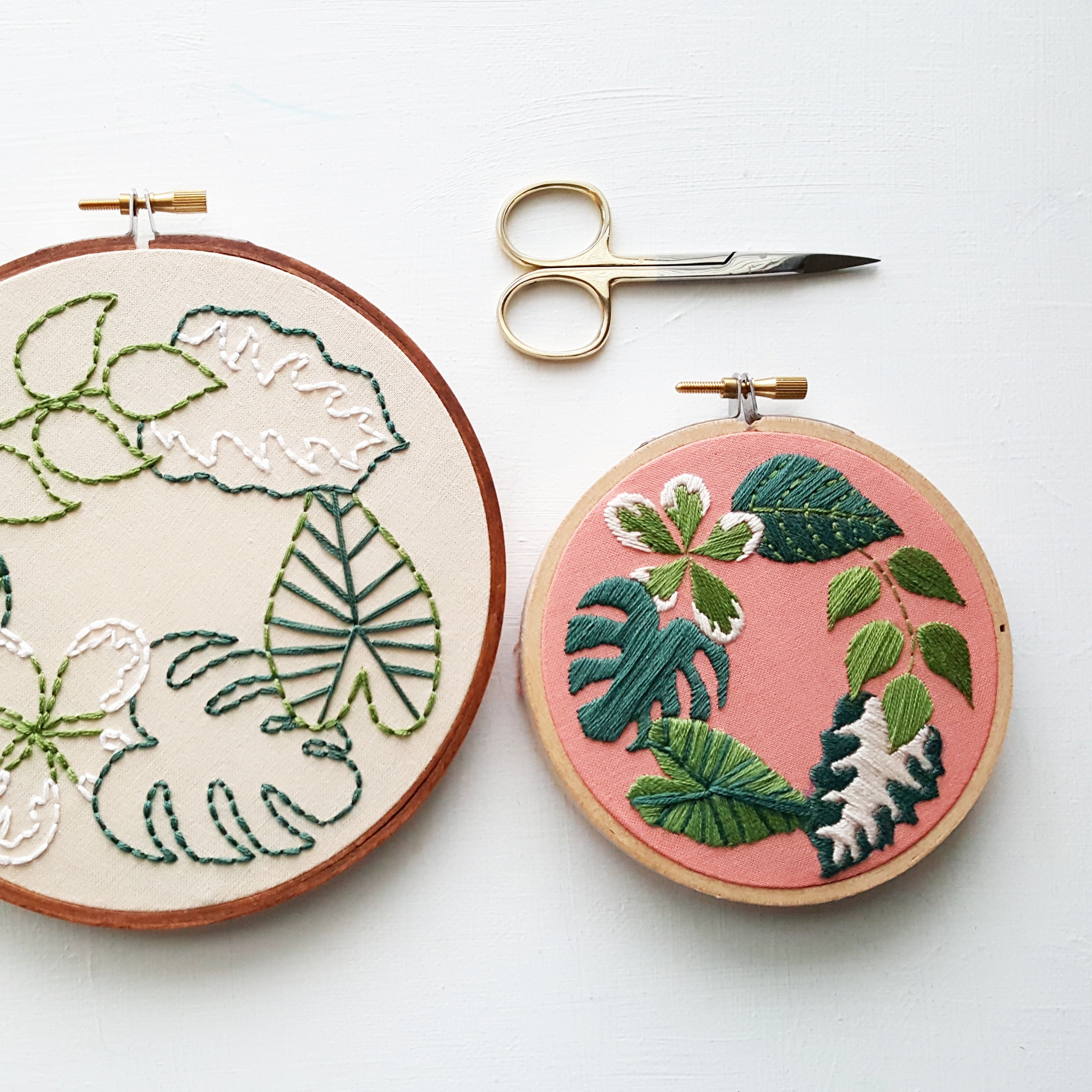 succulent embroidery pattern free Tropical Plants Hand Embroidery Pattern (PDF)