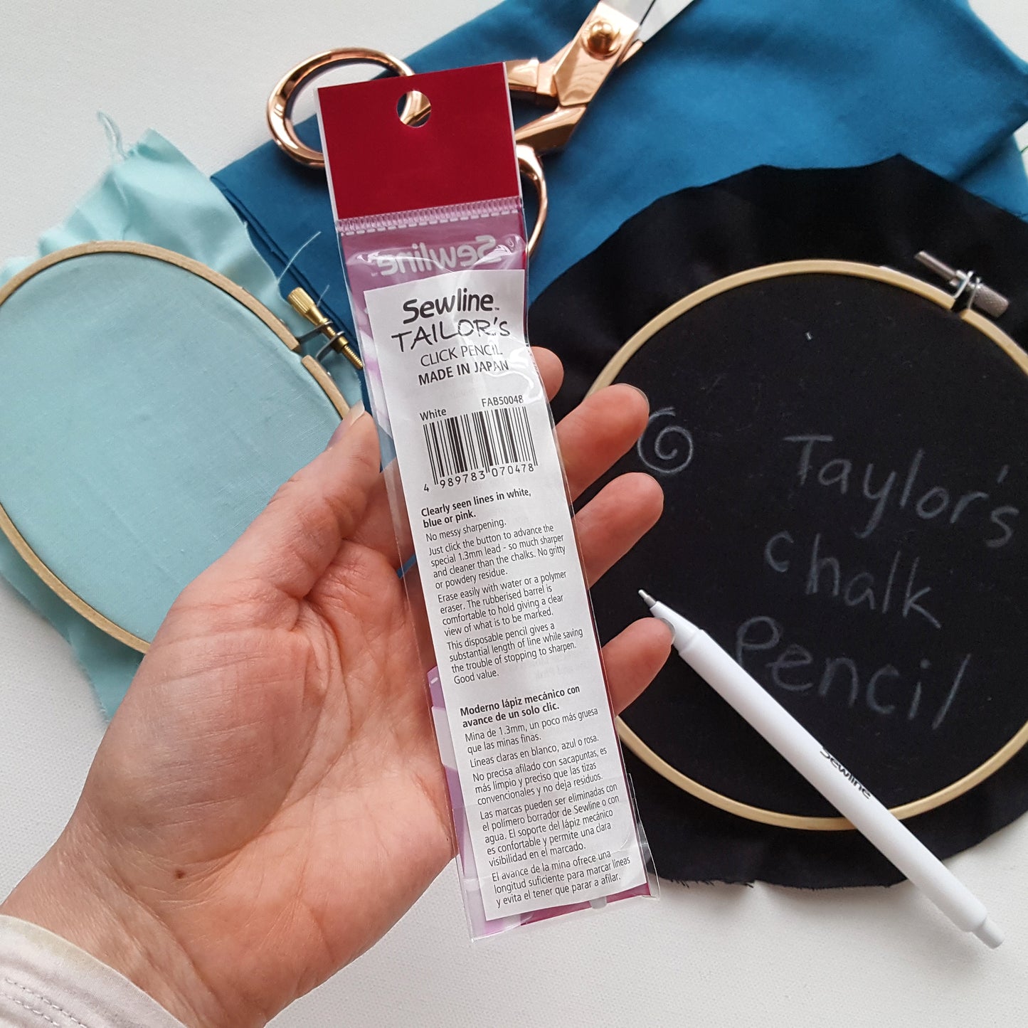 Tailor's Click Pencil for Dark Fabrics