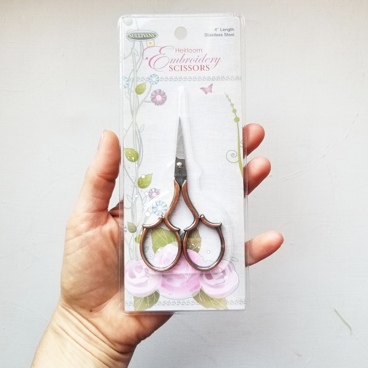 Copper Leaf Embroidery Scissors