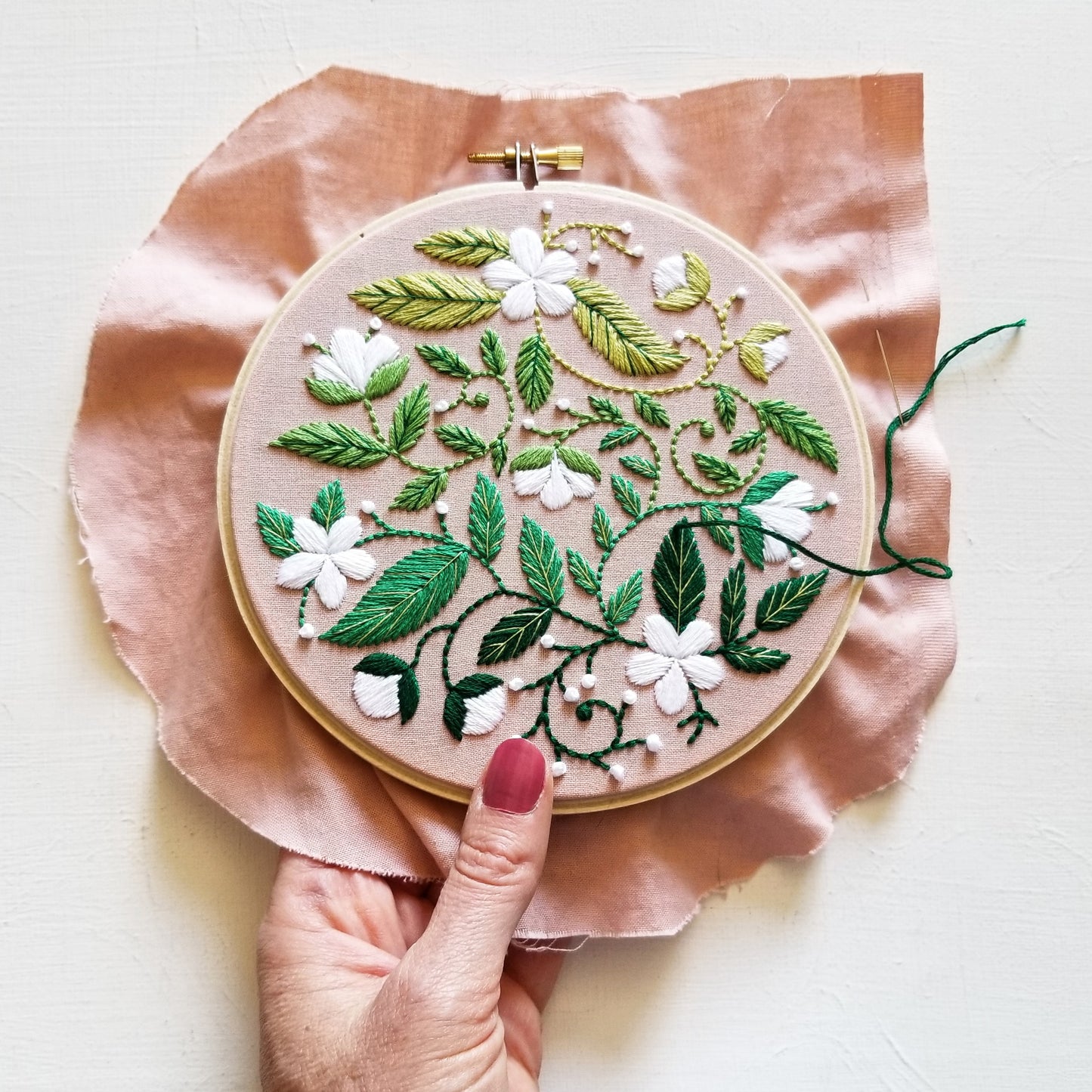 Blissful Blooms Embroidery Pattern (PDF)