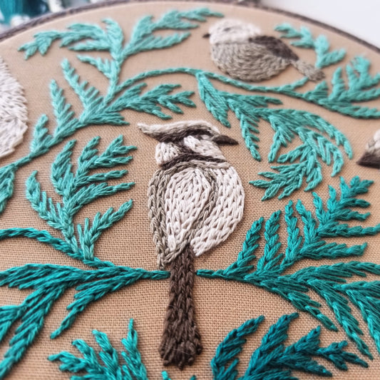 Winter Birds Embroidery Pattern (PDF)