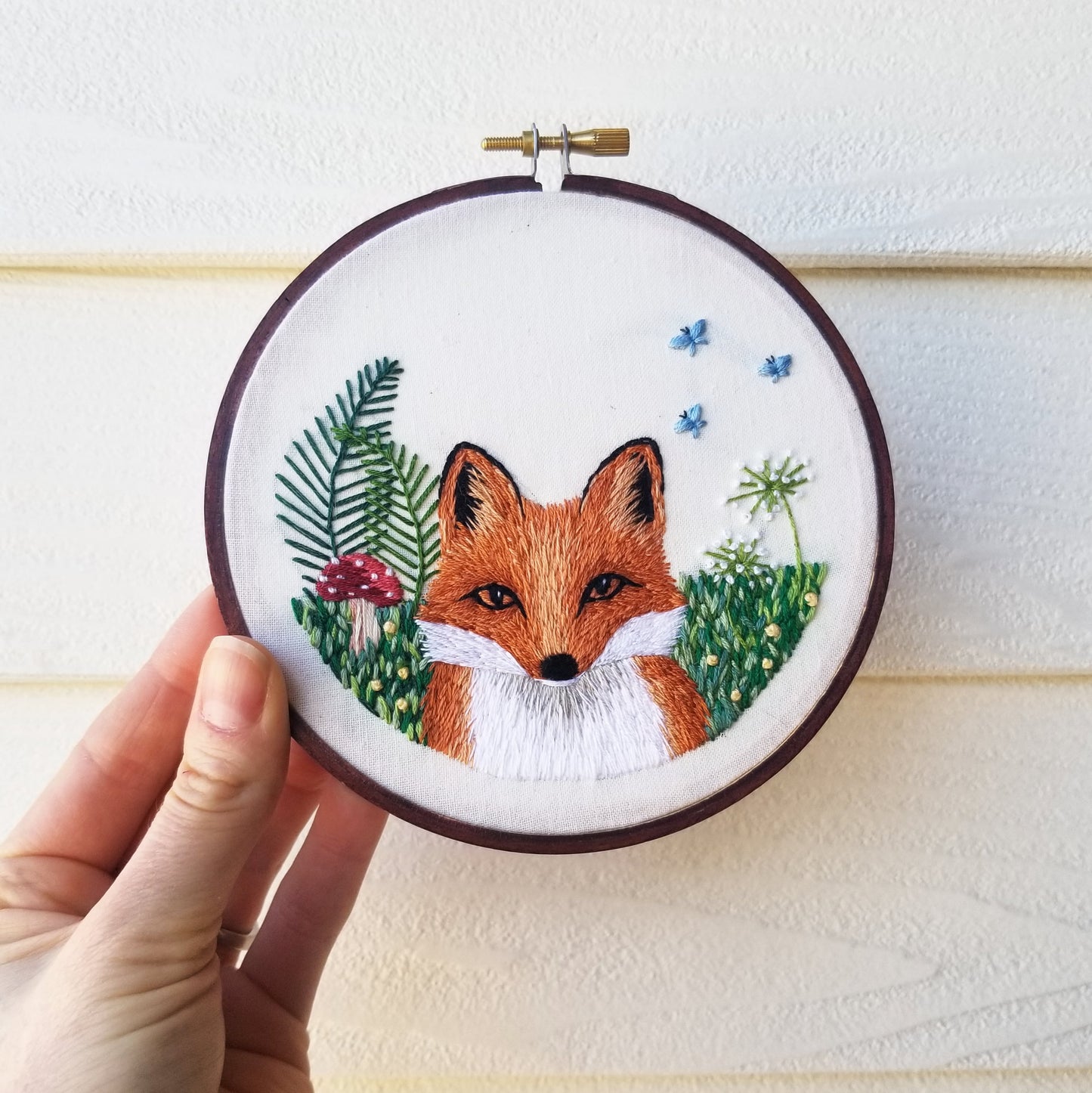 Red Fox Printed Fabric