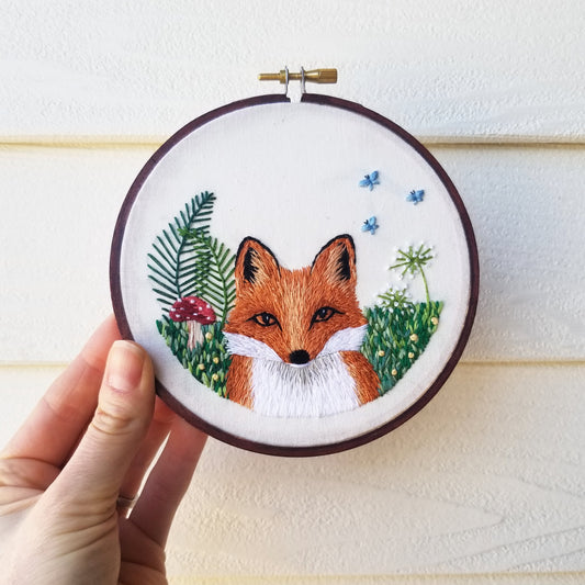 Red Fox Printed Fabric