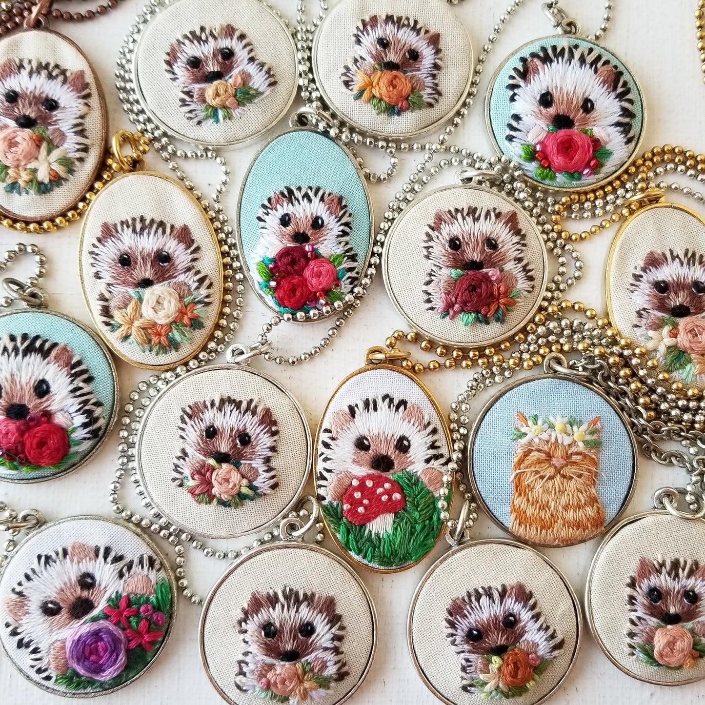 Hedgehog Necklaces