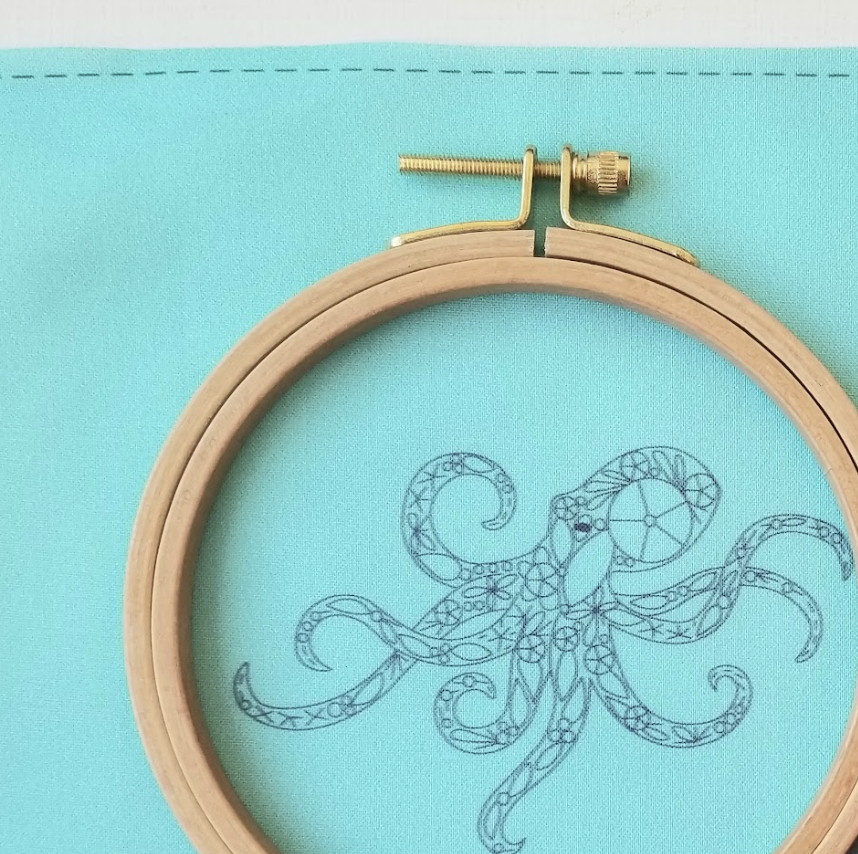 Pacific Octopus Printed Fabric