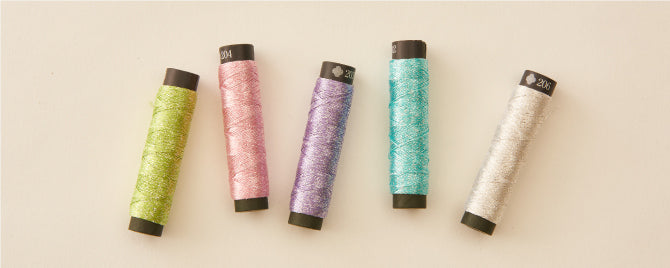 "Champagni" Lecien Cosmo Metallic Floss Collection