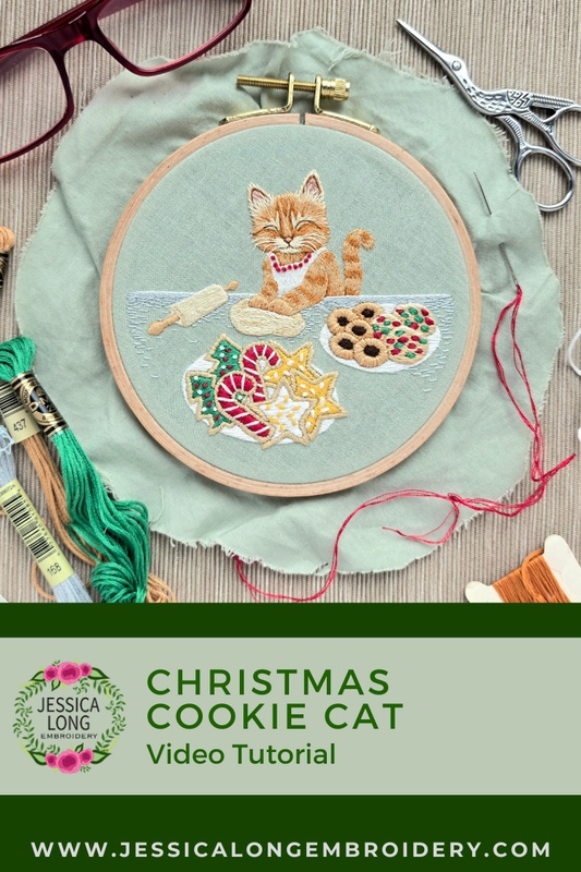 Christmas Cookie Cat Video Tutorial