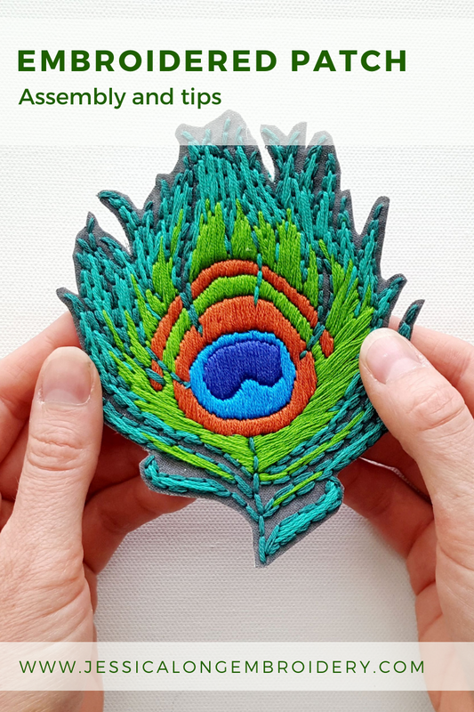 How to Turn Your Hand Embroidered Art into a Wearable Patch