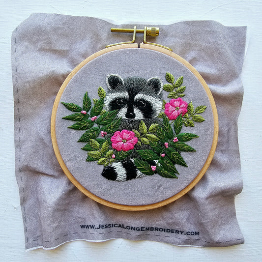 Raccoon Printed Fabric