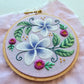 Plumeria Embroidery Kit