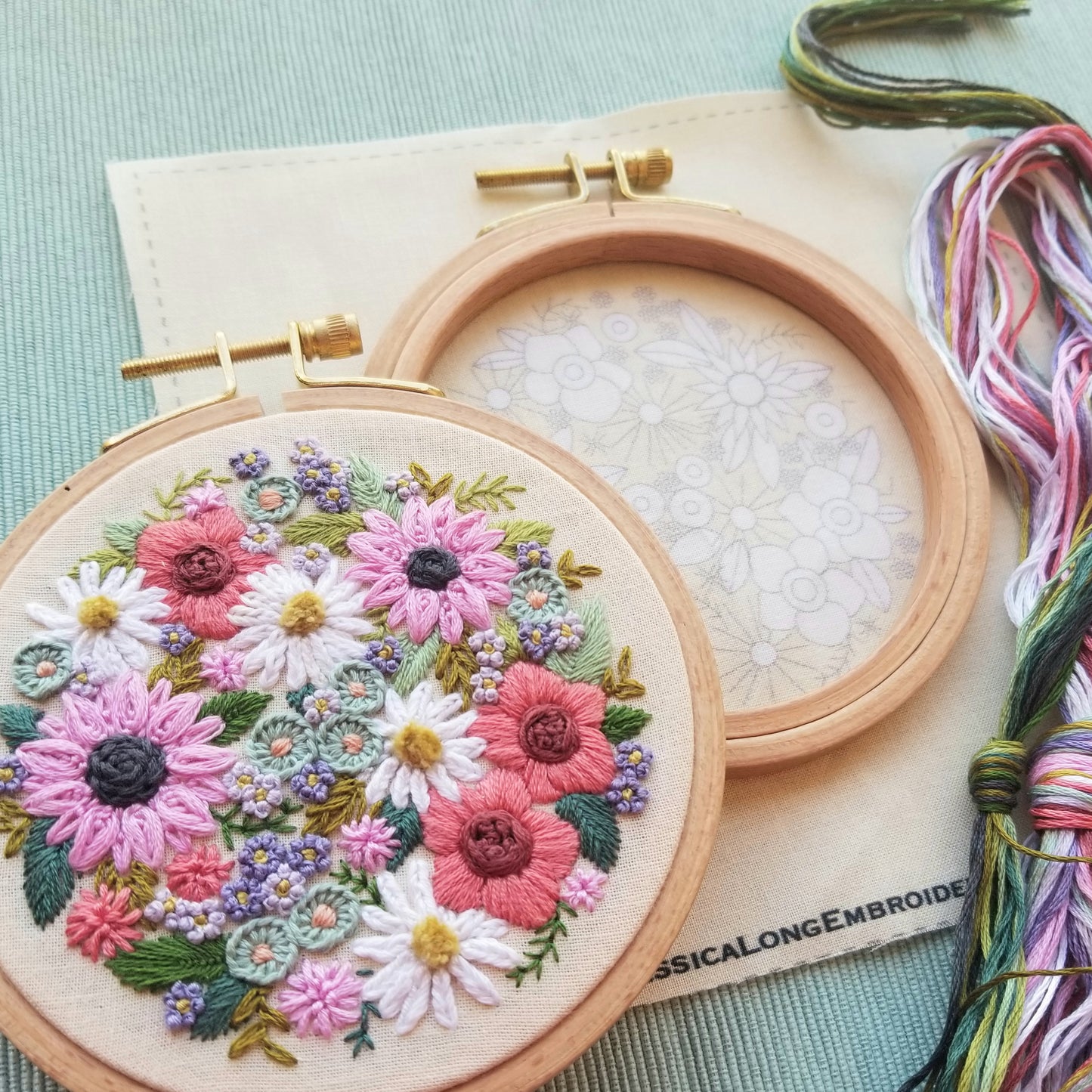 Wildflower Sampler Embroidery Kit