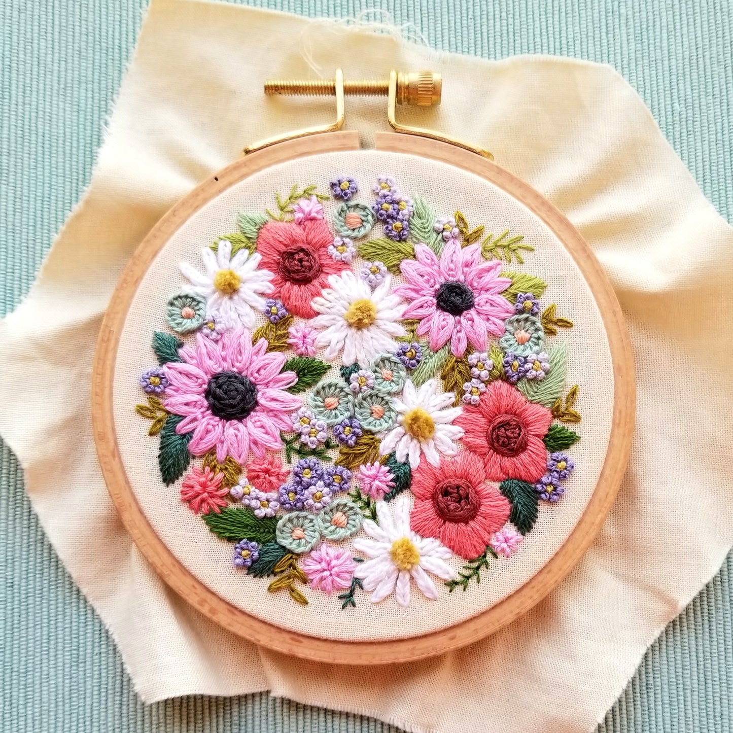 Wildflower Sampler Embroidery Pattern (PDF)