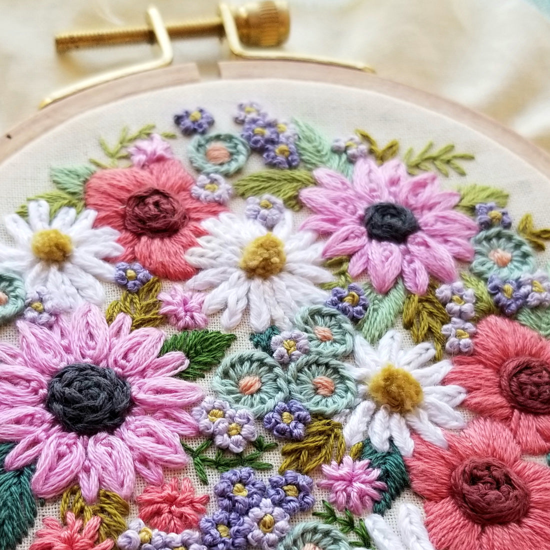 Wildflower Sampler Embroidery Pattern (PDF) – Jessica Long Embroidery