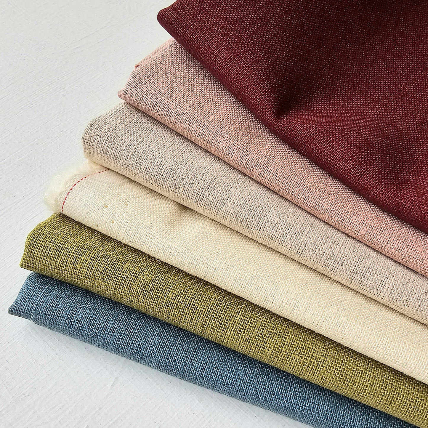 Essex Linen Blend Fabric Bundle: Heirloom