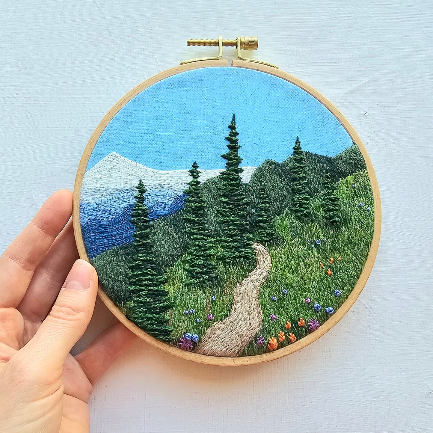 Happy Trails Embroidery Kit