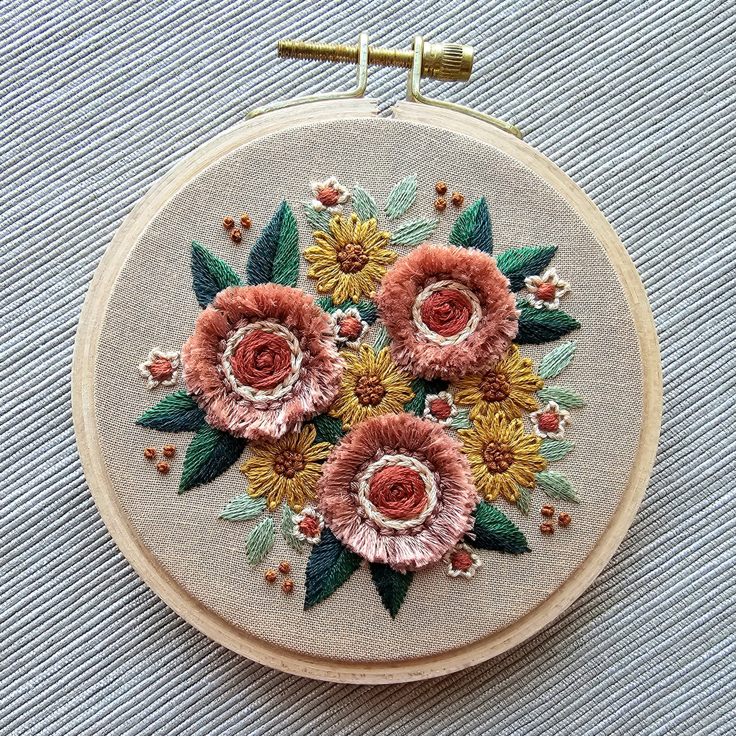 Harvest Bouquet Embroidery Pattern (PDF)
