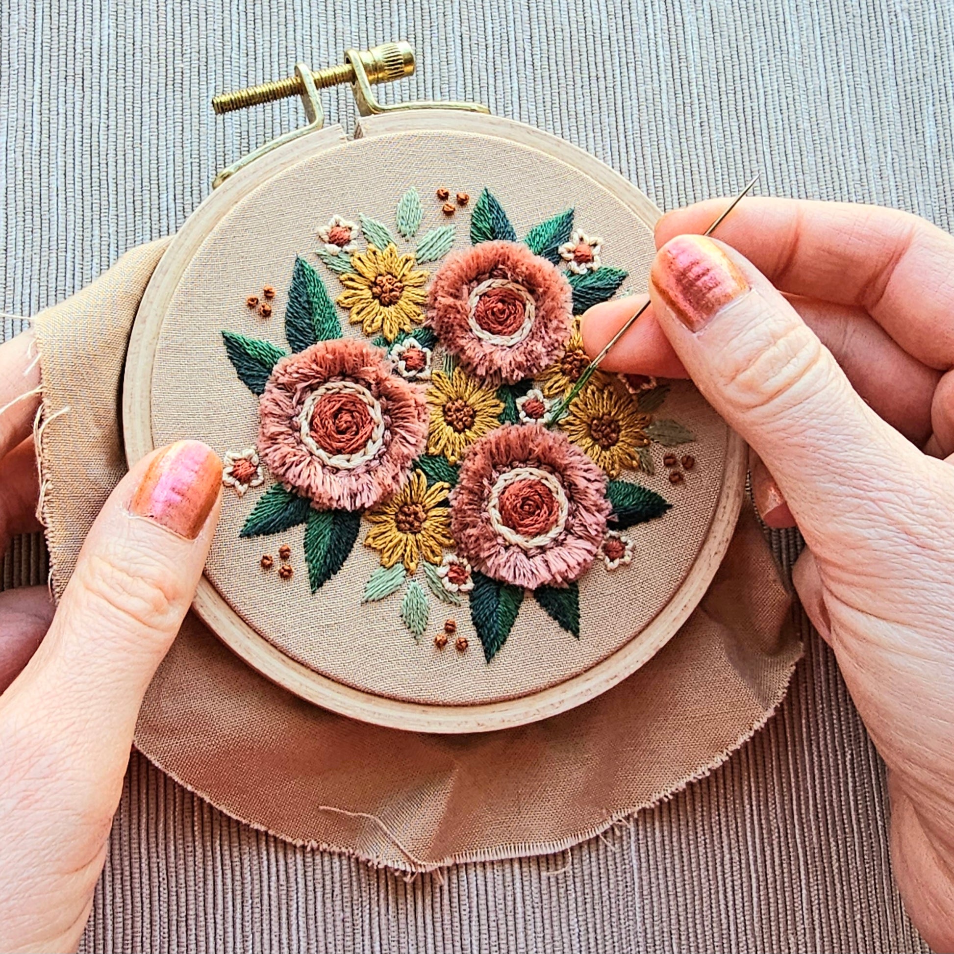 EMBROIDERY for Beginners - Learn the basics - New Floral embroidery kit is  now available 