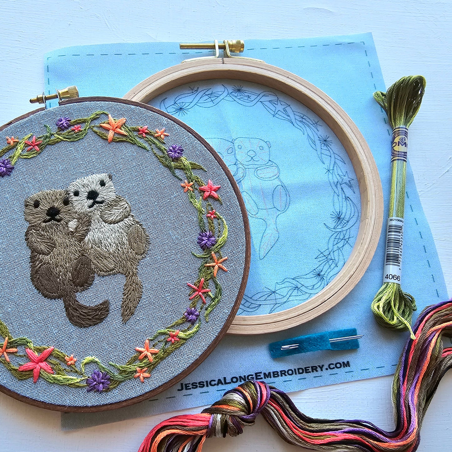 Otterly Adorable Embroidery Kit