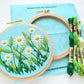 Daisy Field Embroidery Kit