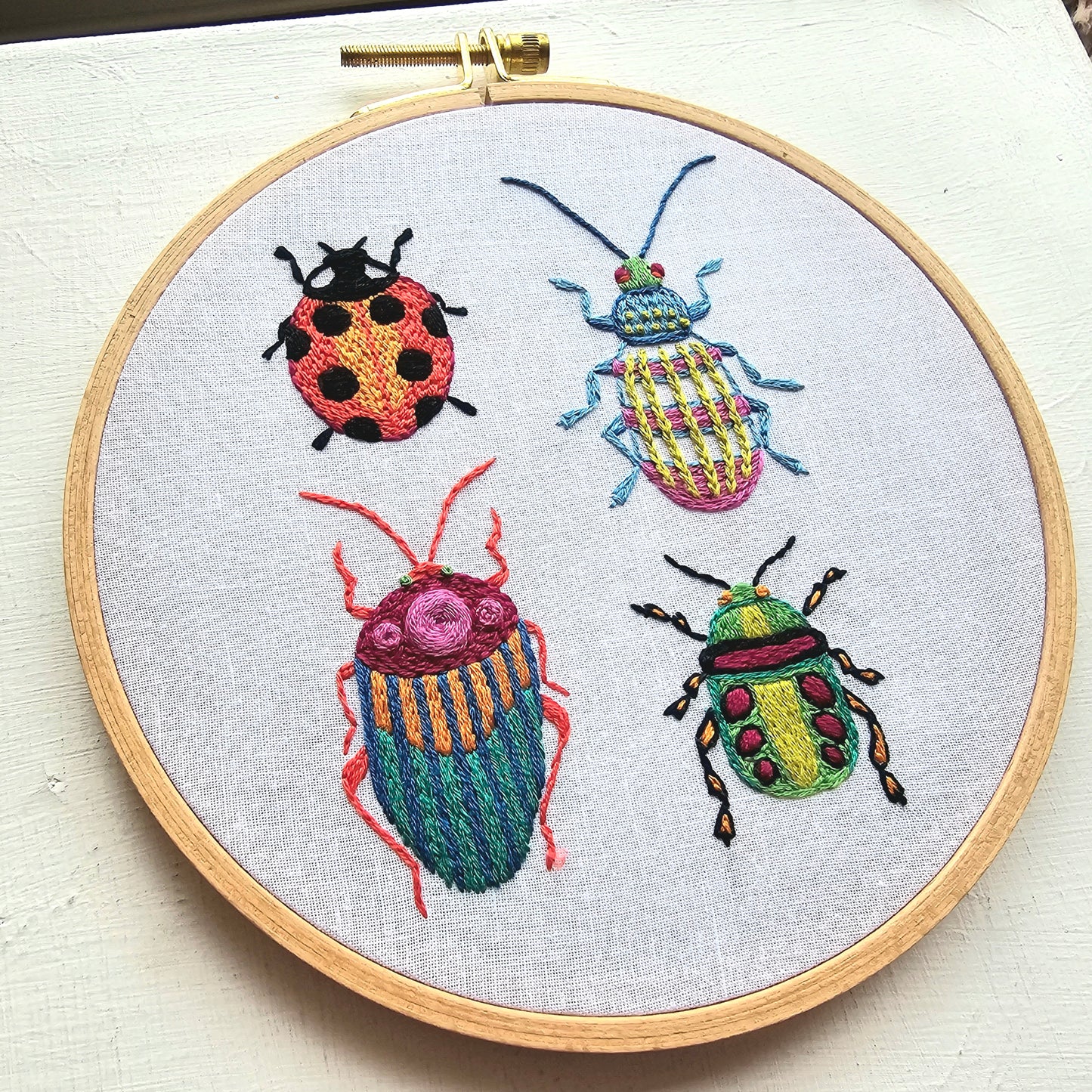 Beetle Collection Embroidery Pattern (PDF)