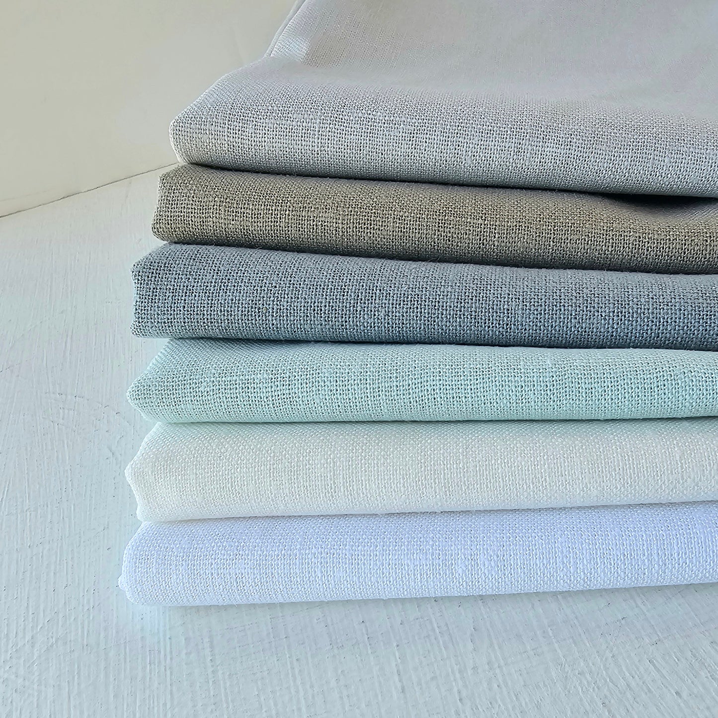 Essex Linen Blend Fabric Bundle: Cools